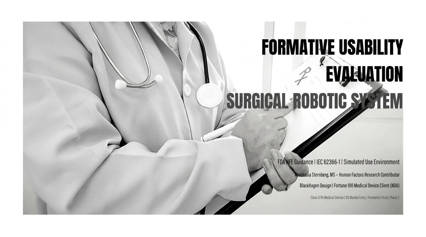 Cutting usability risk in a robotic surgery system